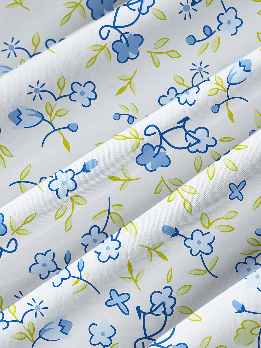 Orionride Blue Flower Bicycle Zipper Pockets Ultra Lightweight Short Sleeves Women's Gravel Shirt