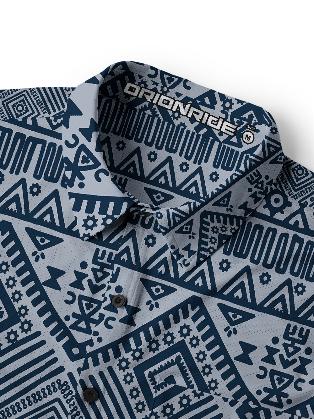 Orionride Densely Woven Totem Men's Stretchy Breathable Long Sleeve Gravel Shirt