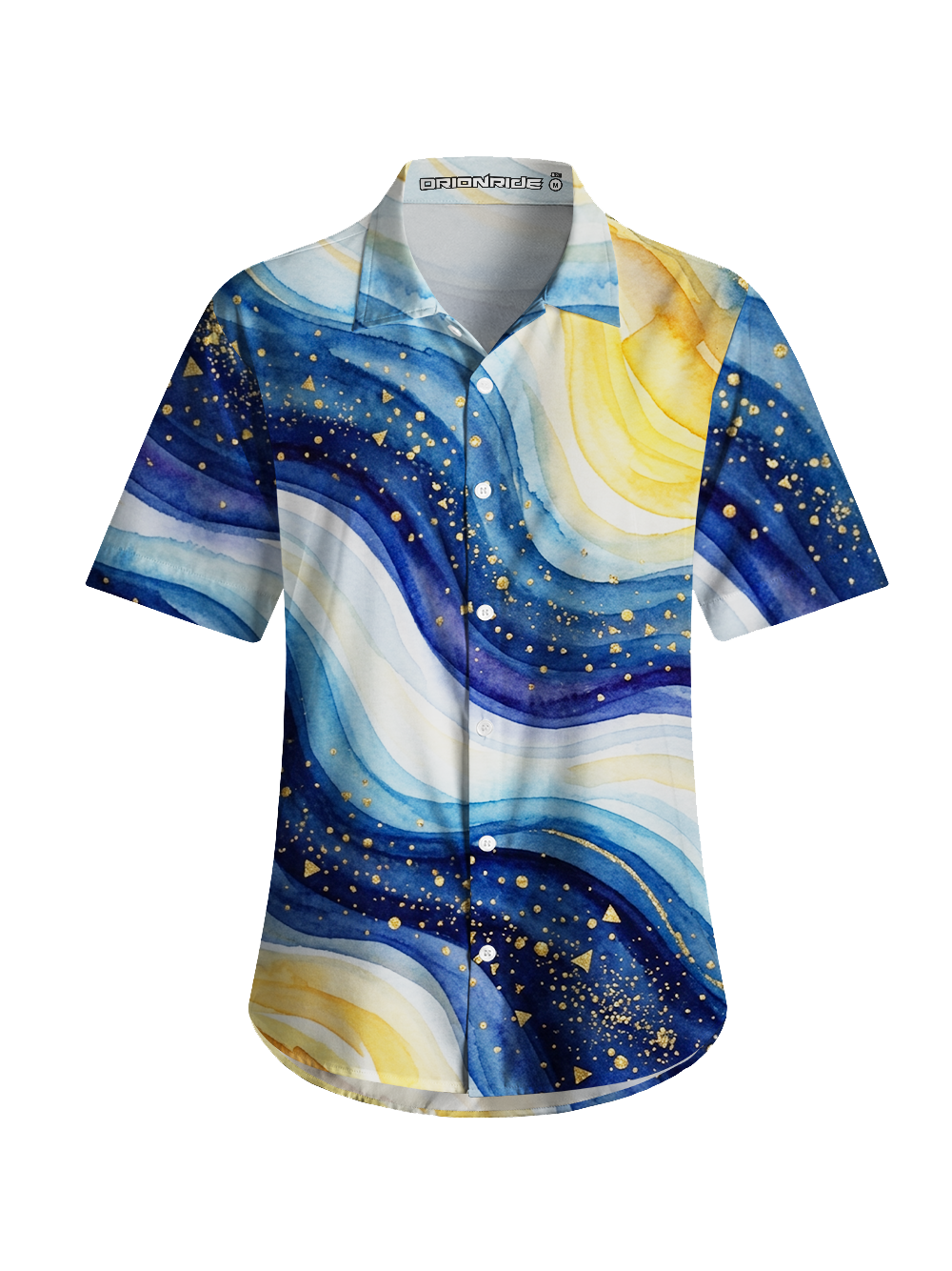 Orionride Gold Star River Zipper Pockets Ultra Lightweight Short Sleeves Women's Gravel Shirt