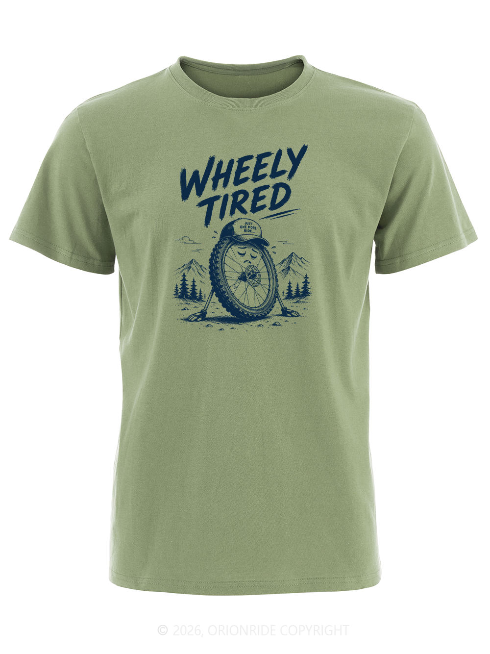 Orionride Wheely Tired Short Sleeves Bike T-Shirt