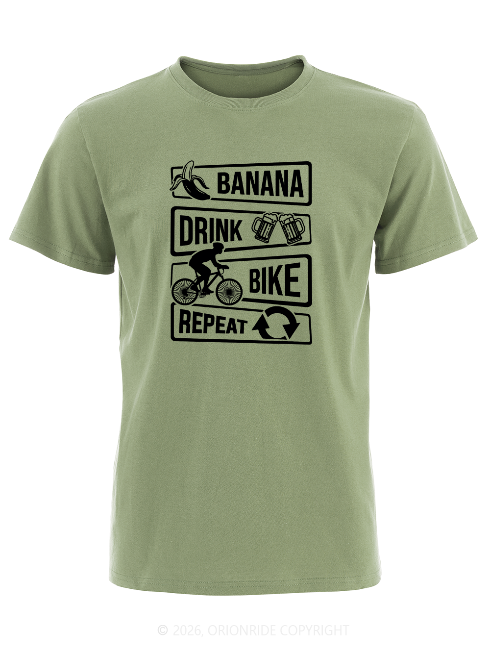 Orionride Things To Do In A Day Short Sleeves Bike T-Shirt