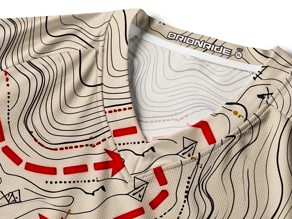 Orionride Topographic Quest Long Sleeve Downhill Jersey
