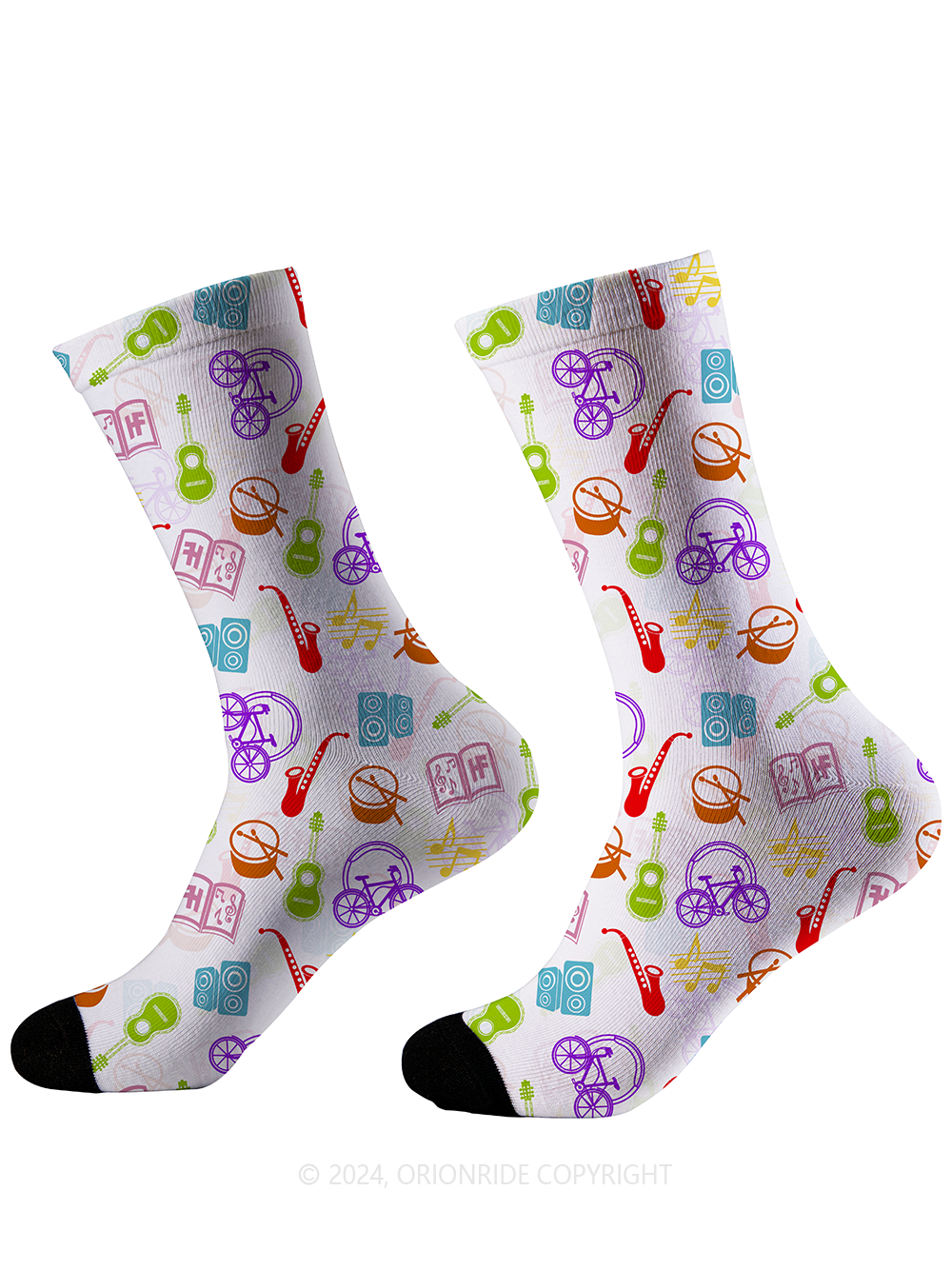 Orionride Musical Instruments Cycling Socks