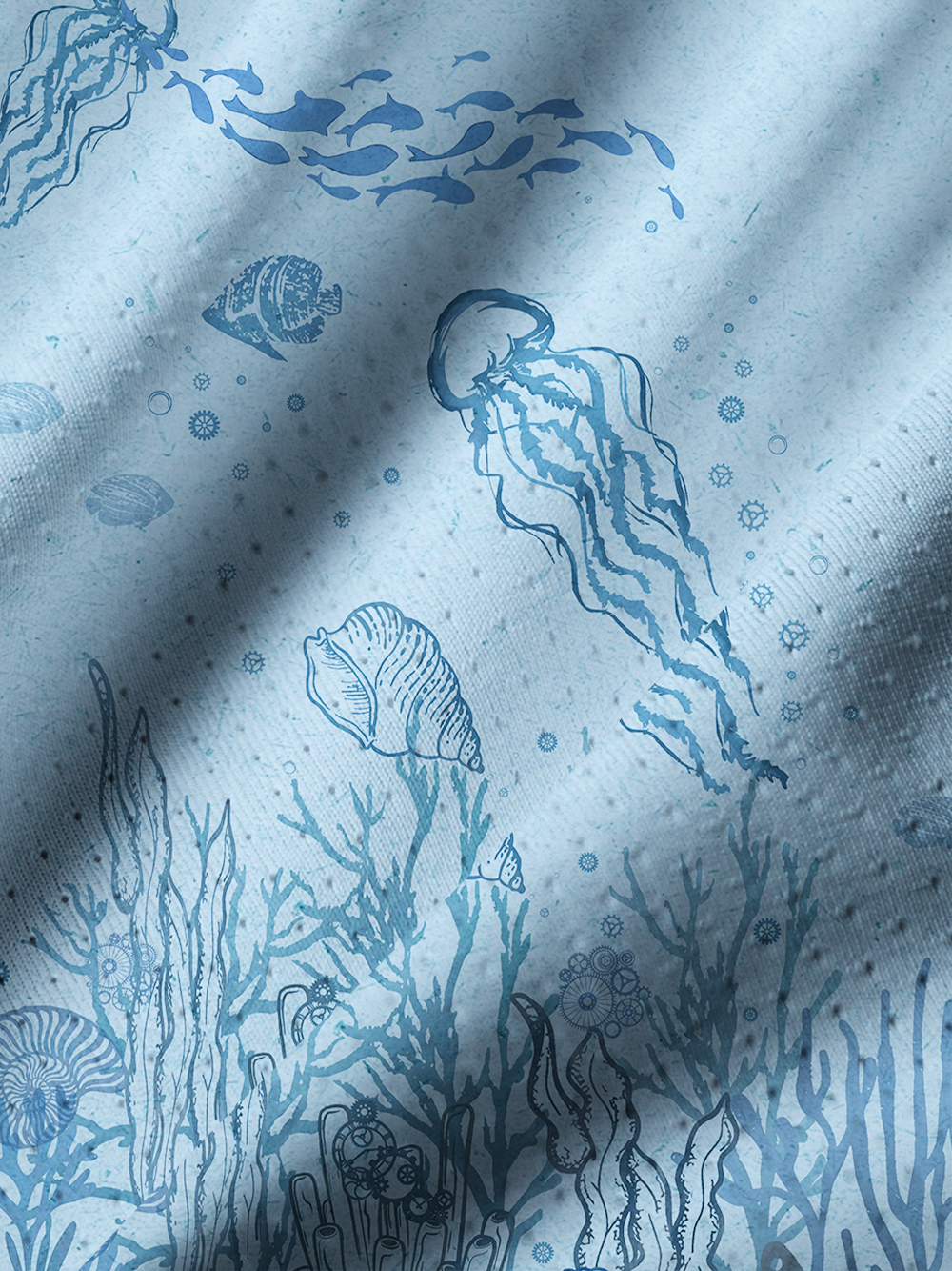 Orionride Ocean Jellyfish Women's Breathable Short Sleeve T-shirt