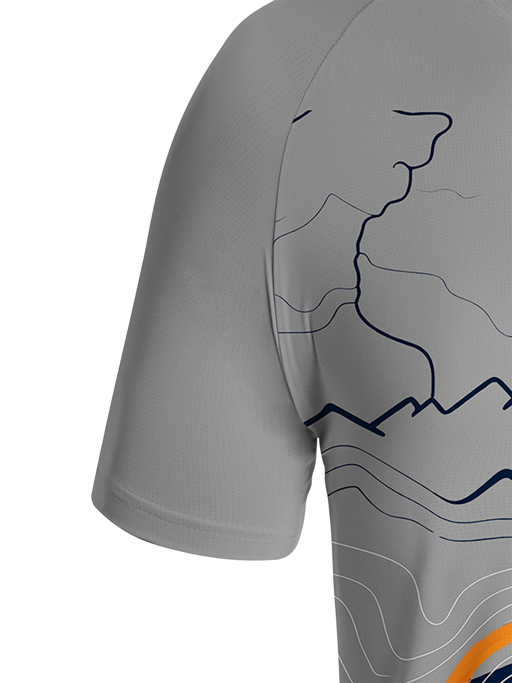 Orionride The Road To The Summit Men's Lightweight Mesh T-shirt