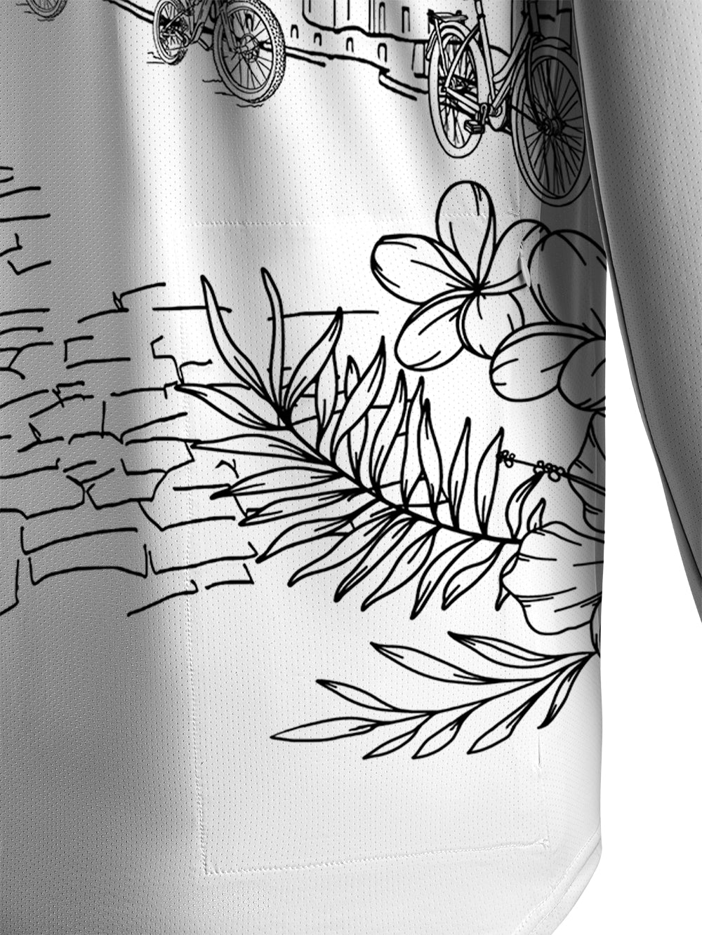 Orionride Bicycle Street Men's Stretchy Breathable Long Sleeve Gravel Shirt