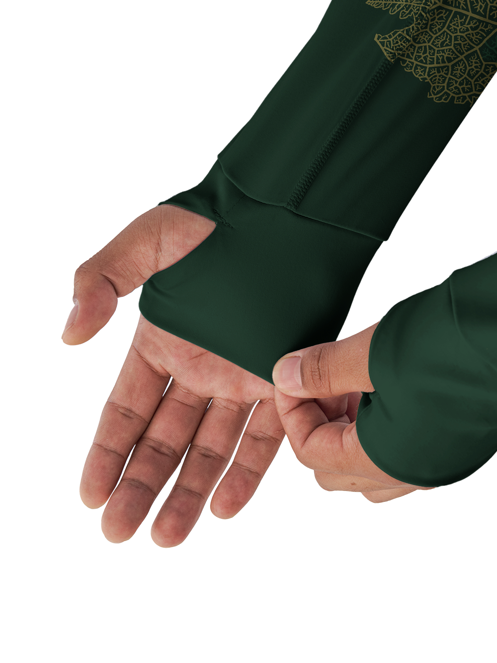 Orionride Leaf City Ride Long Sleeve Cycling Hoodie Shirt