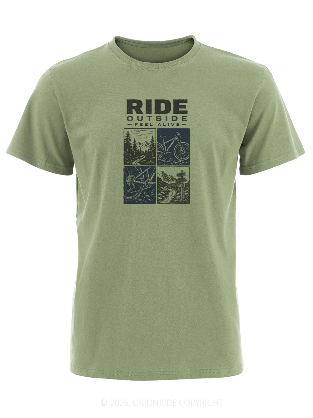 Orionride Ride Outside Short Sleeves Bike T-Shirt
