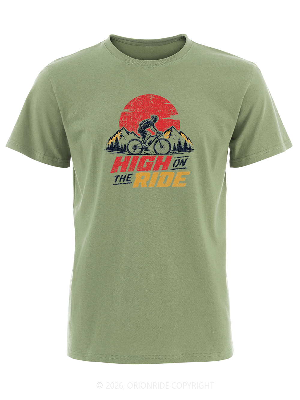 Orionride High On The Ride Short Sleeves Bike T-Shirt
