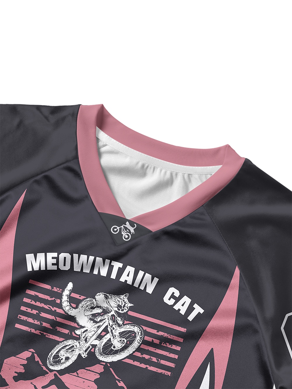 Orionride Meowntain Cat Women's Sports Crop Jersey