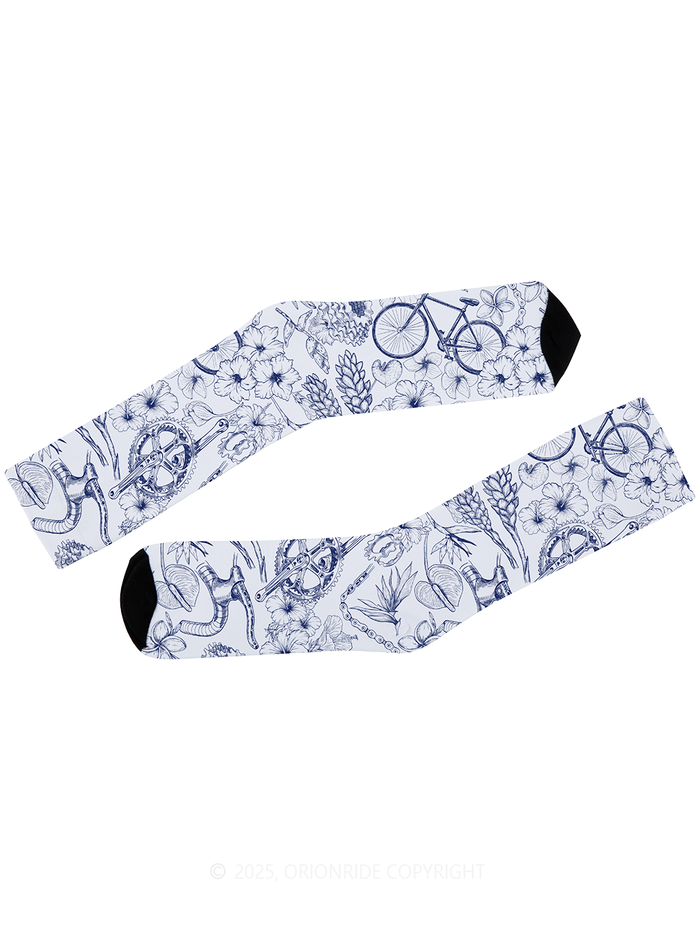 Orionride Flower Sketch Cycling Socks