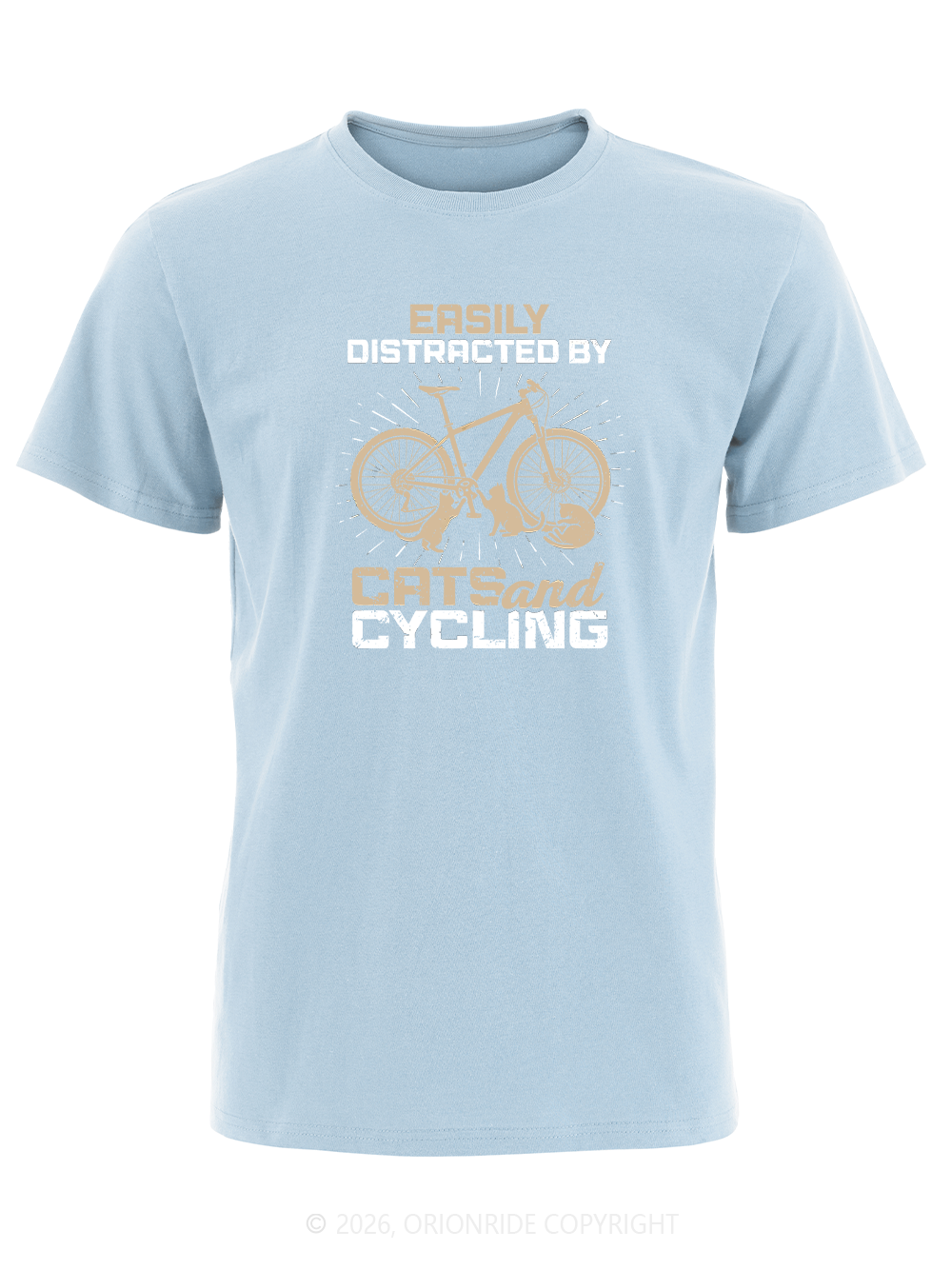 Orionride Attracted By Bicycle Short Sleeves Bike T-Shirt