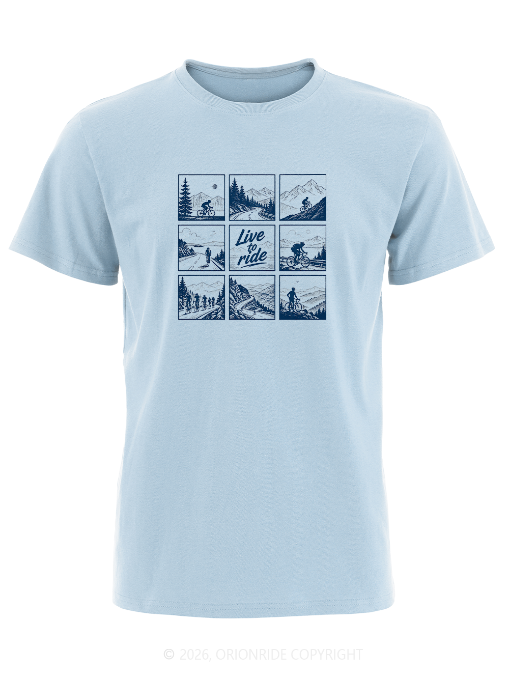 Orionride Live To Ride Short Sleeves Bike T-Shirt