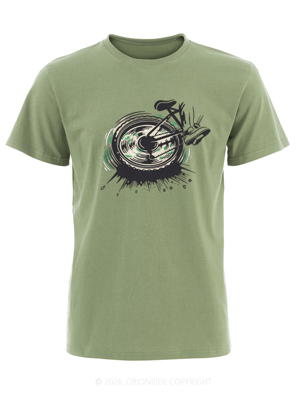 Orionride Cycling With All My Might Short Sleeves Bike T-Shirt