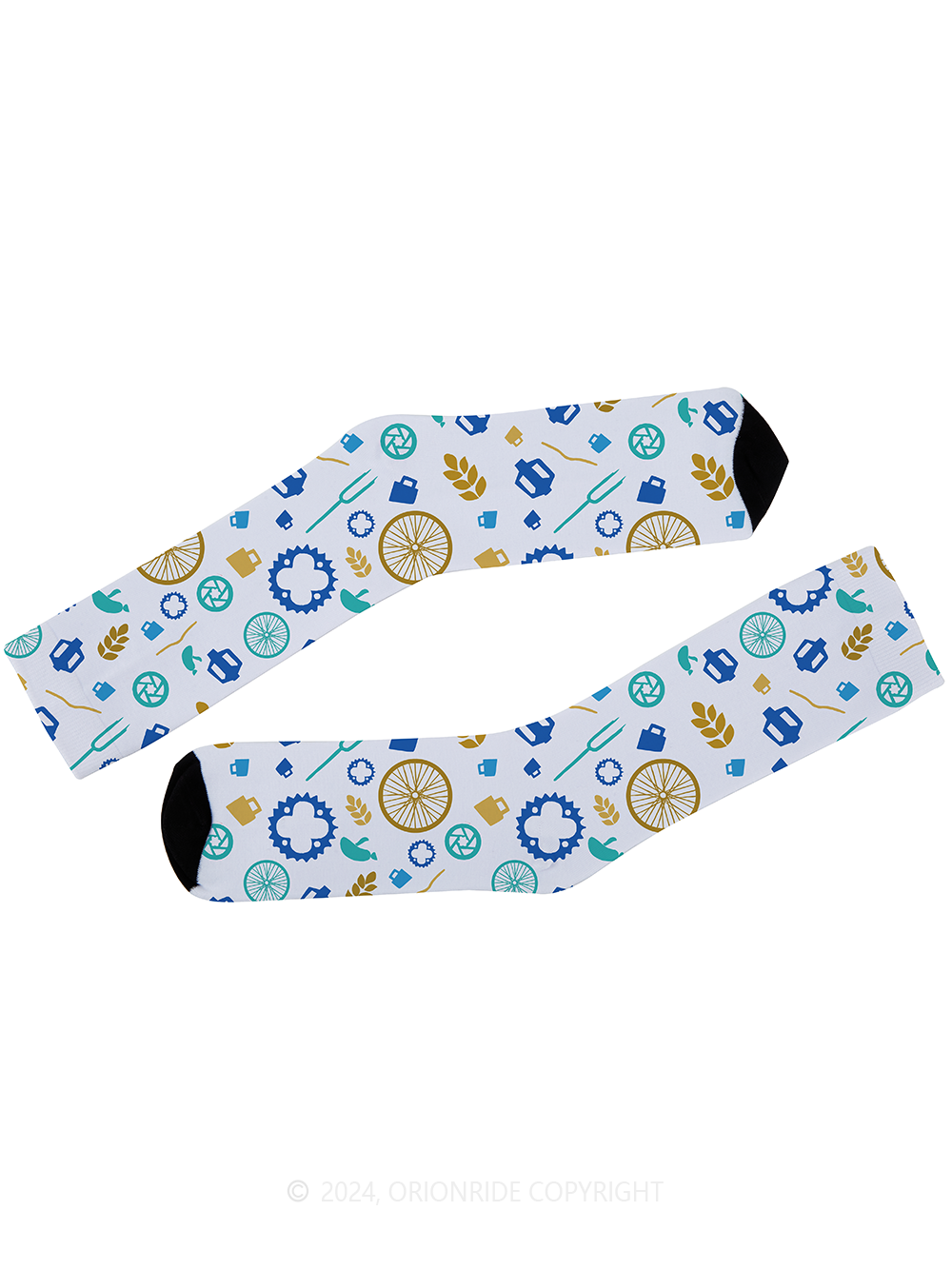 Orionride Abstract Parts Cycling Socks