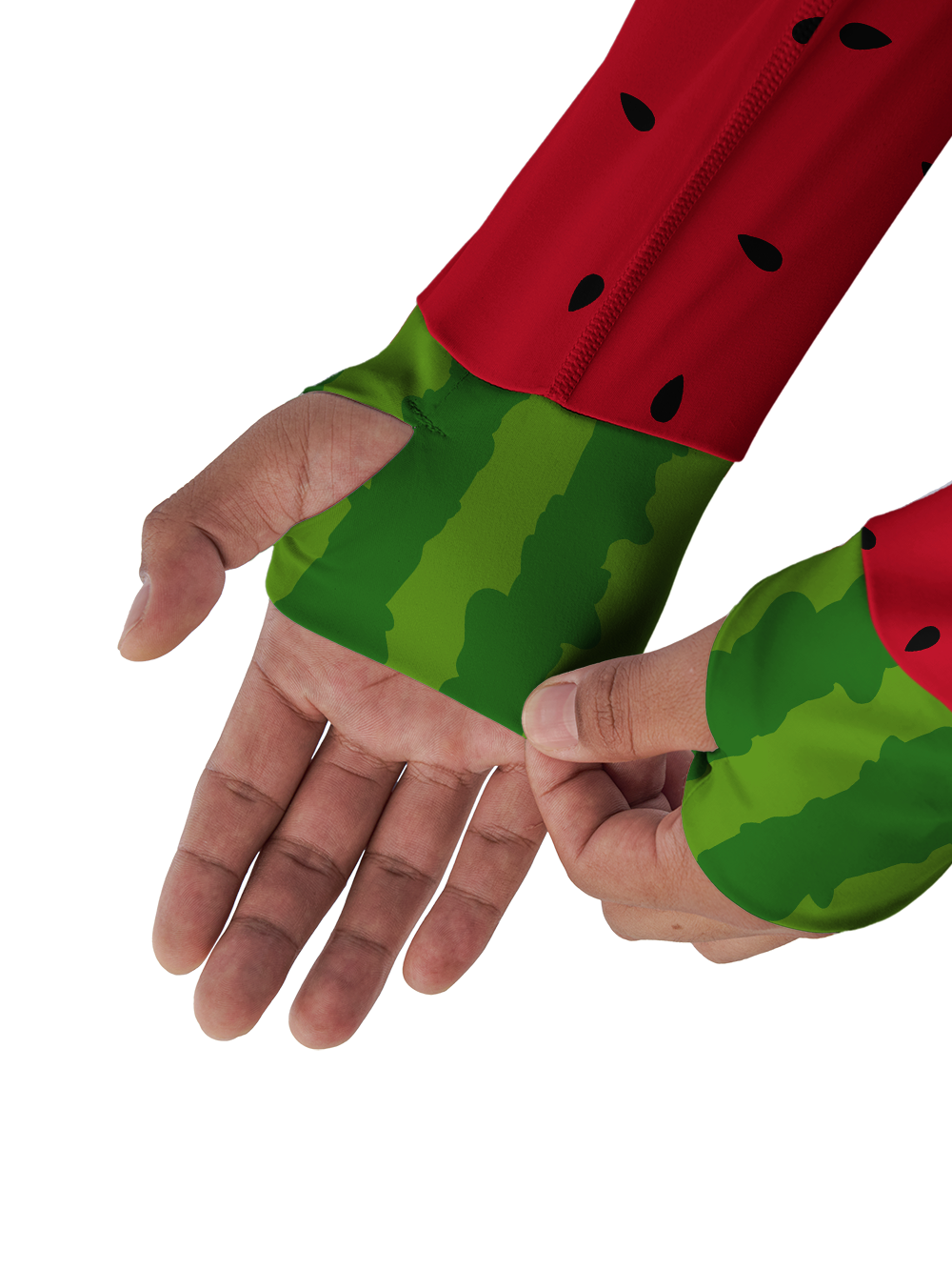Orionride Watermelon Long Sleeve Cycling Hoodie Shirt