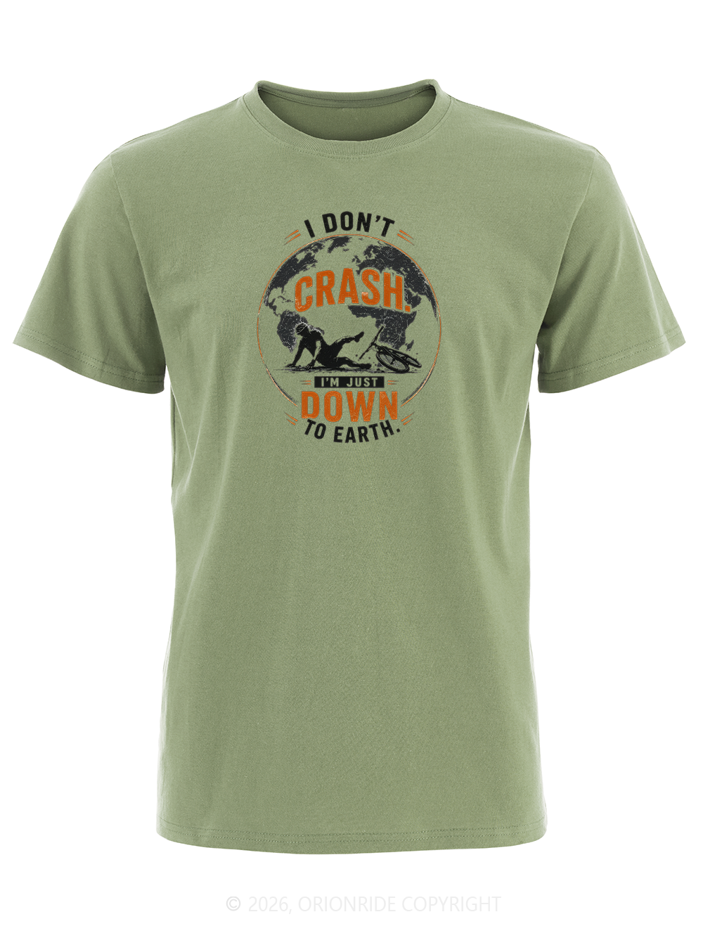 Orionride I'm Just Down To Earth Short Sleeves Bike T-Shirt