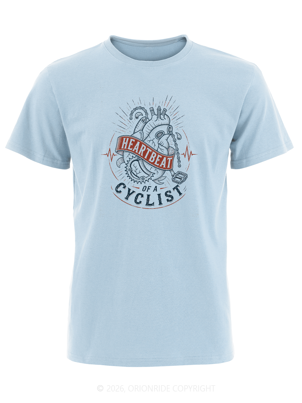 Orionride Mechanical Heart Short Sleeves Bike T-Shirt