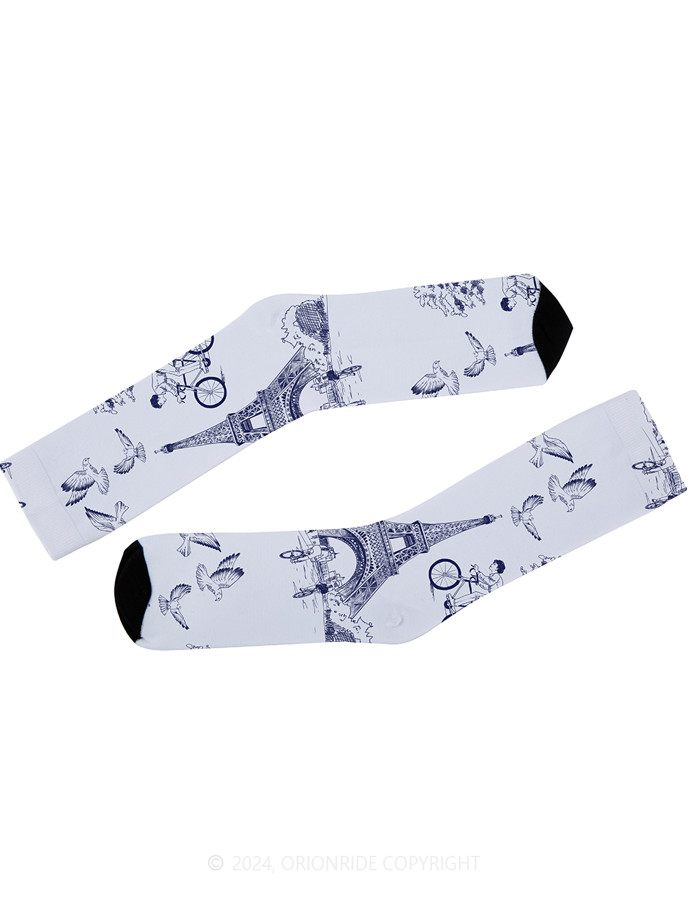 Orionride Paris Stories Cycling Socks