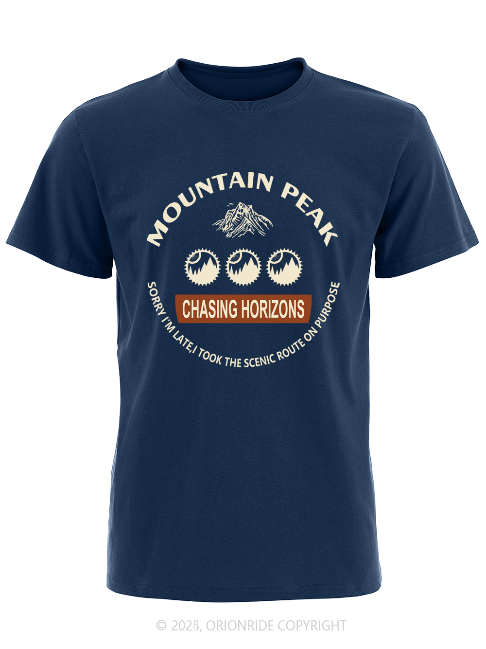 Orionride Mountain Peak Short Sleeves Bike T-Shirt