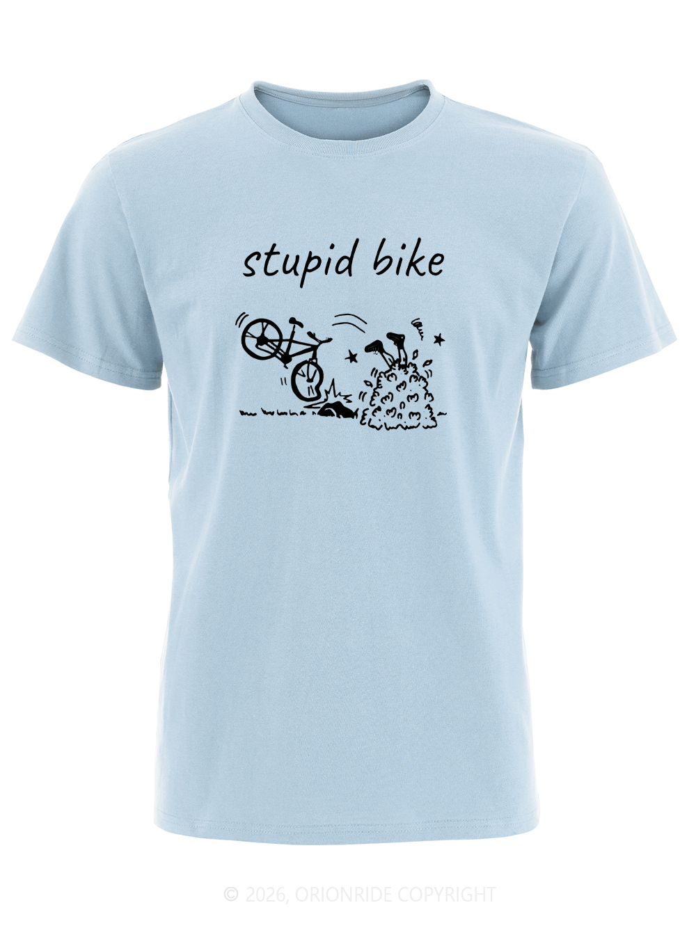 Orionride Stupid Bike Short Sleeves Bike T-Shirt