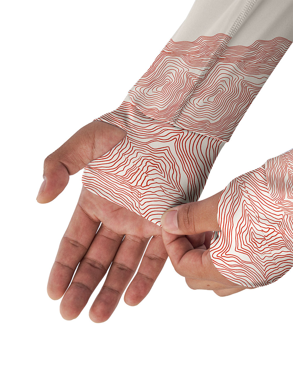 Orionride Line Terrain Long Sleeve Cycling Hoodie Shirt