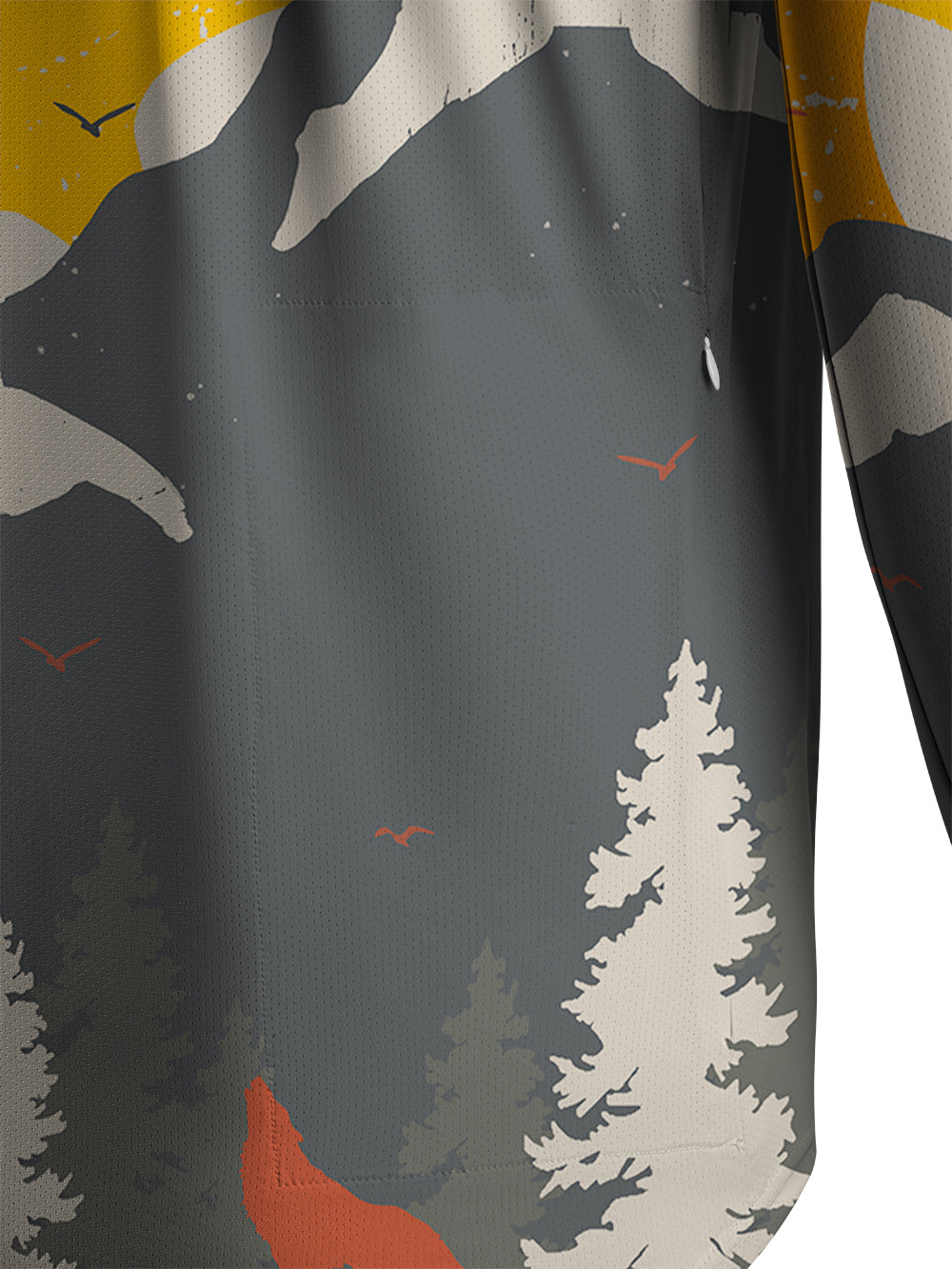Orionride Mountain Inspired Men's Stretchy Breathable Long Sleeve Gravel Shirt