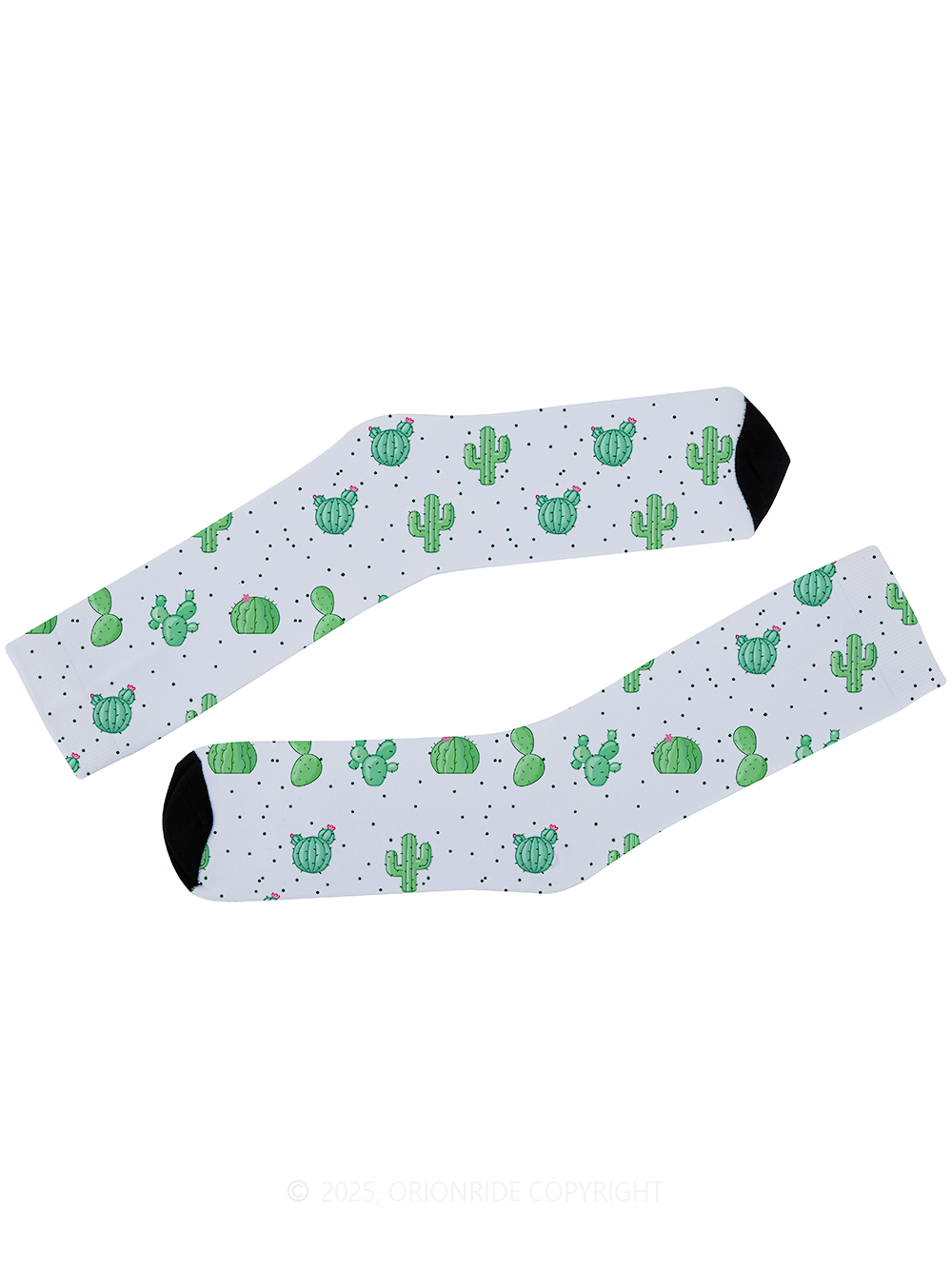 Orionride Cactus Print Cycling Socks