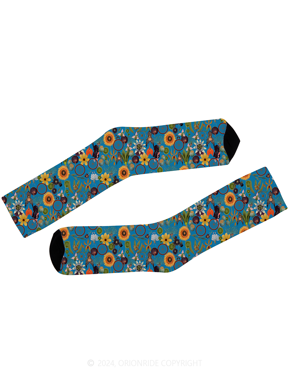 Orionride Wheel Flower Cycling Socks