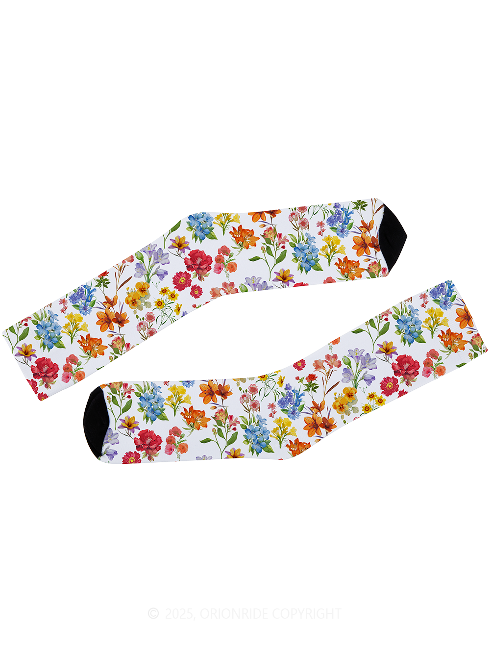Orionride Sunshine Floral Cycling Socks