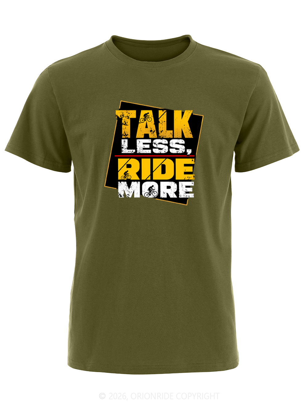 Orionride Word Ride Shadow Short Sleeves Bike T-Shirt