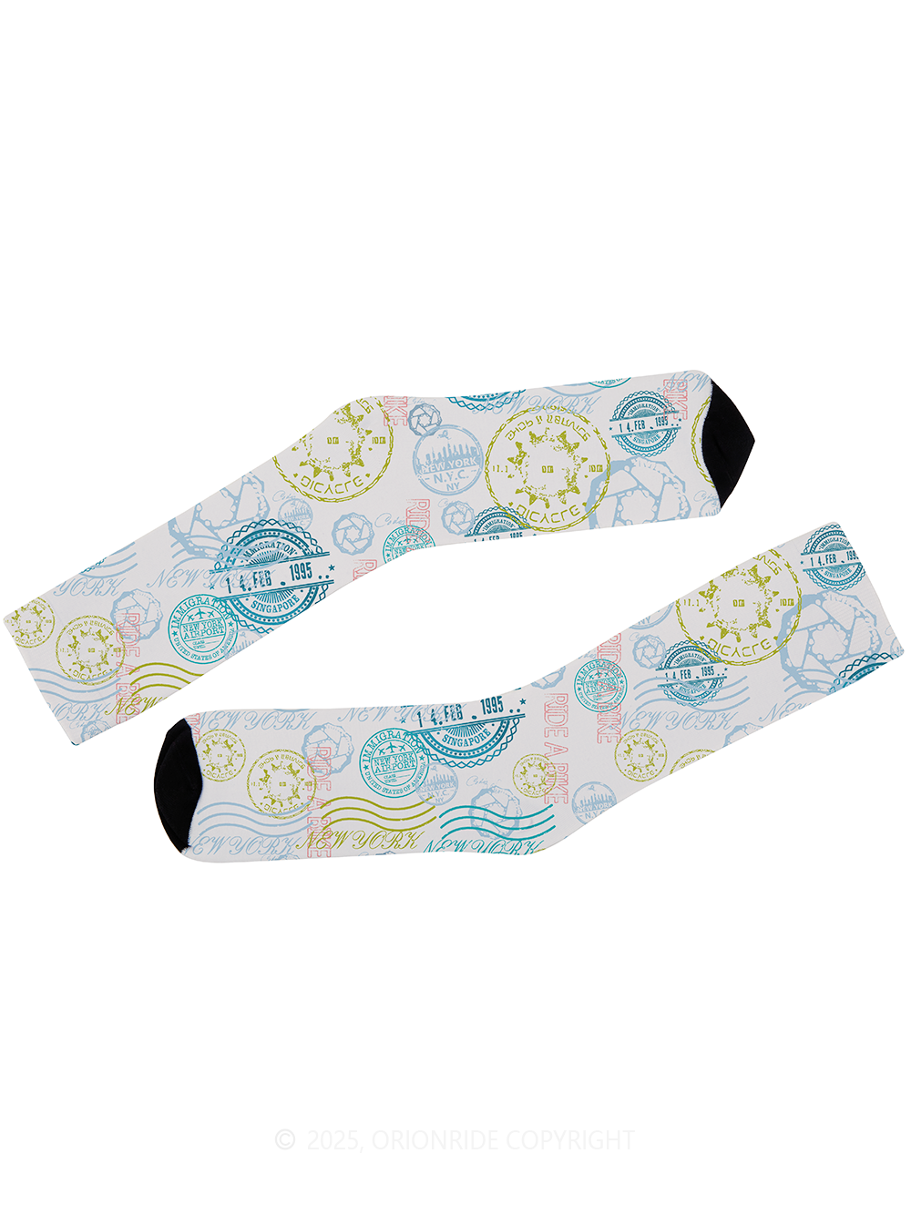 Orionride Color Stamp Cycling Socks
