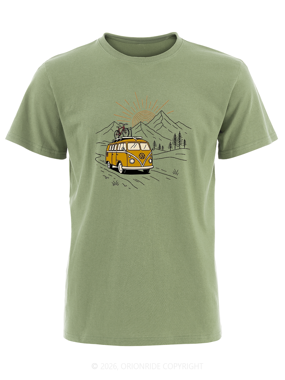 Orionride Wilderness Camping Short Sleeves Bike T-Shirt