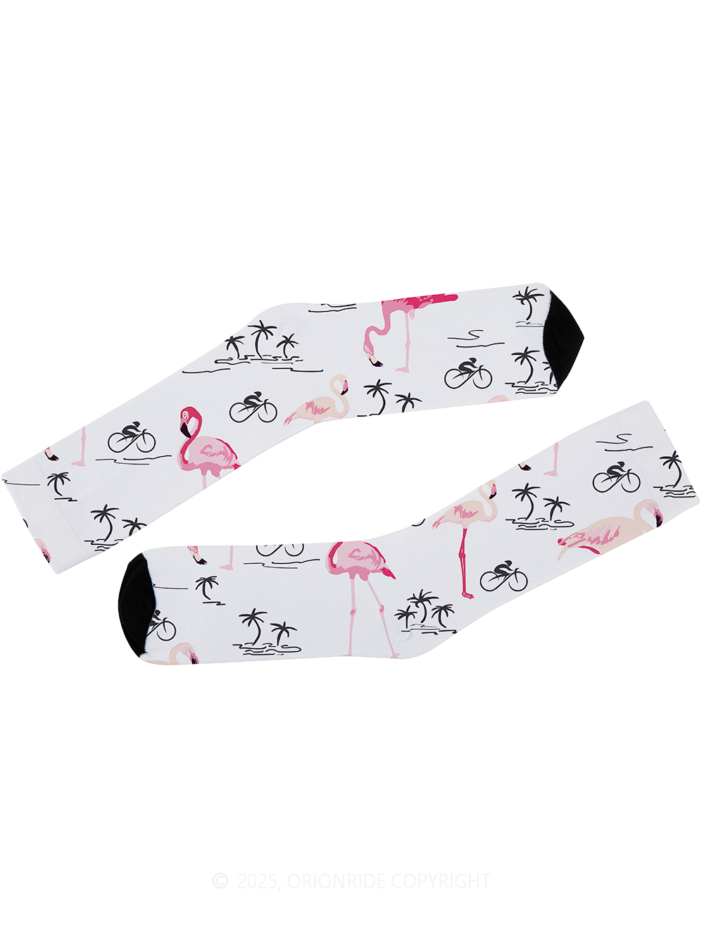 Orionride Pink Flamingo Cycling Socks