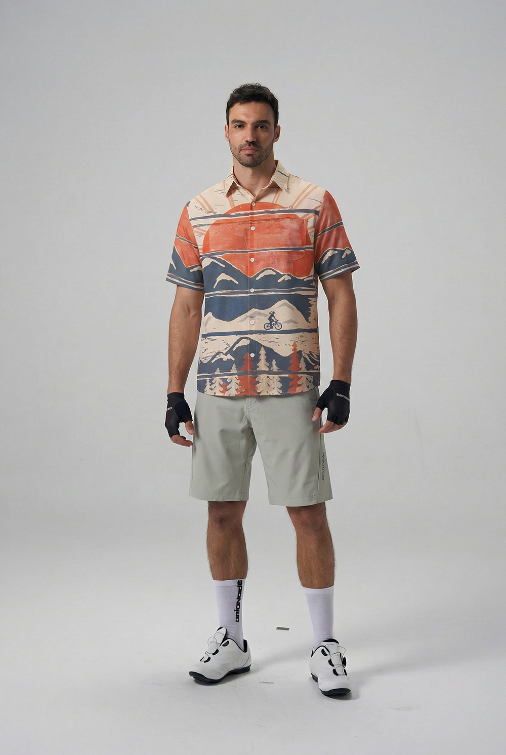 Orionride Short Sleeves Winter Pursuits Zipper Pockets Ultra Lightweight Gravel Shirt