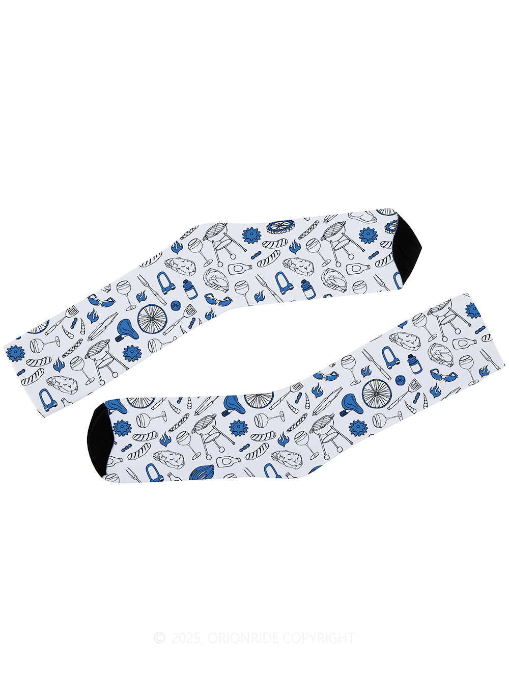 Orionride BBQ Steak Party Cycling Socks