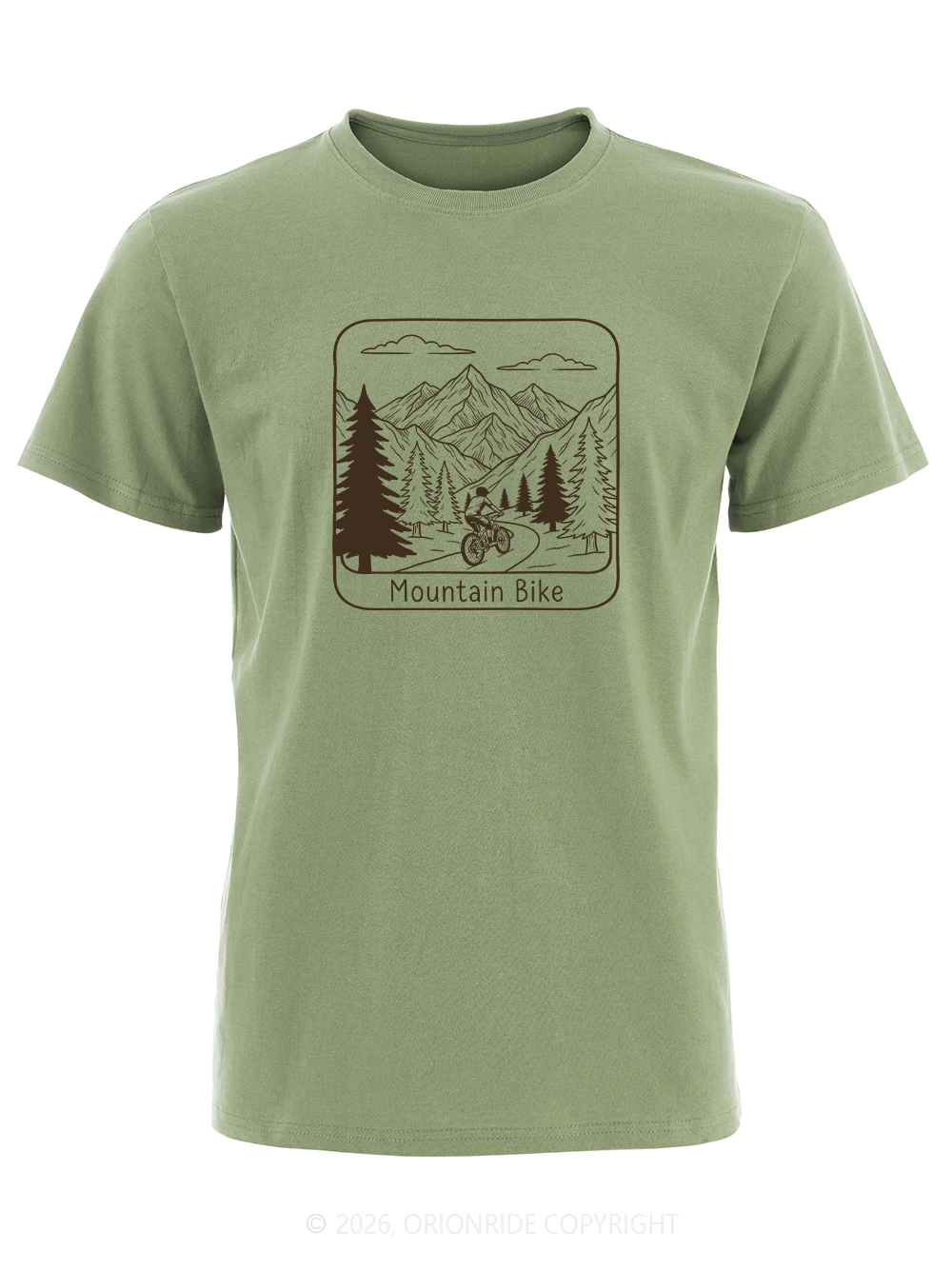 Orionride Undulating Peaks Short Sleeves Bike T-Shirt