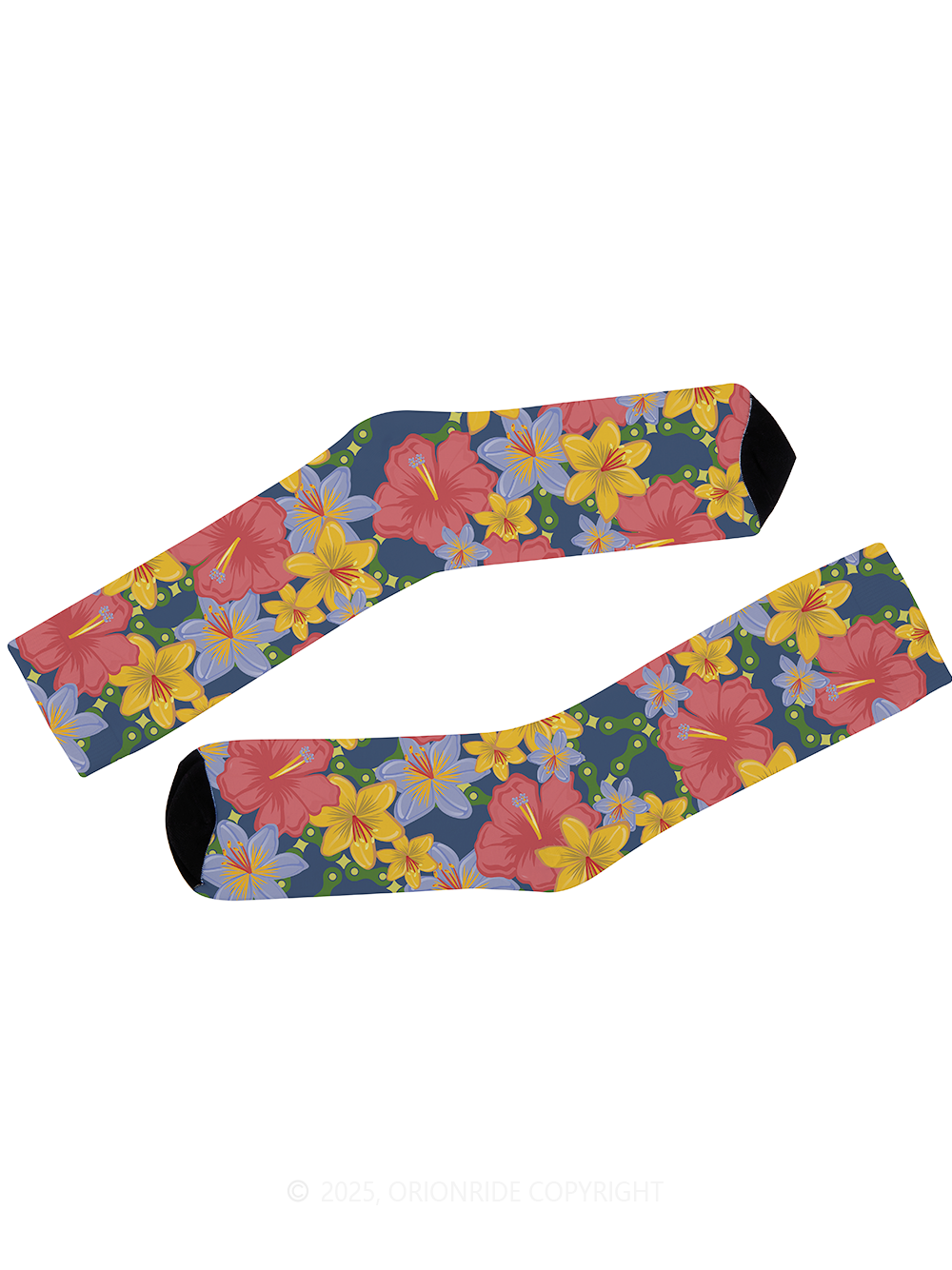 Orionride Hibiscus Chain Cycling Socks