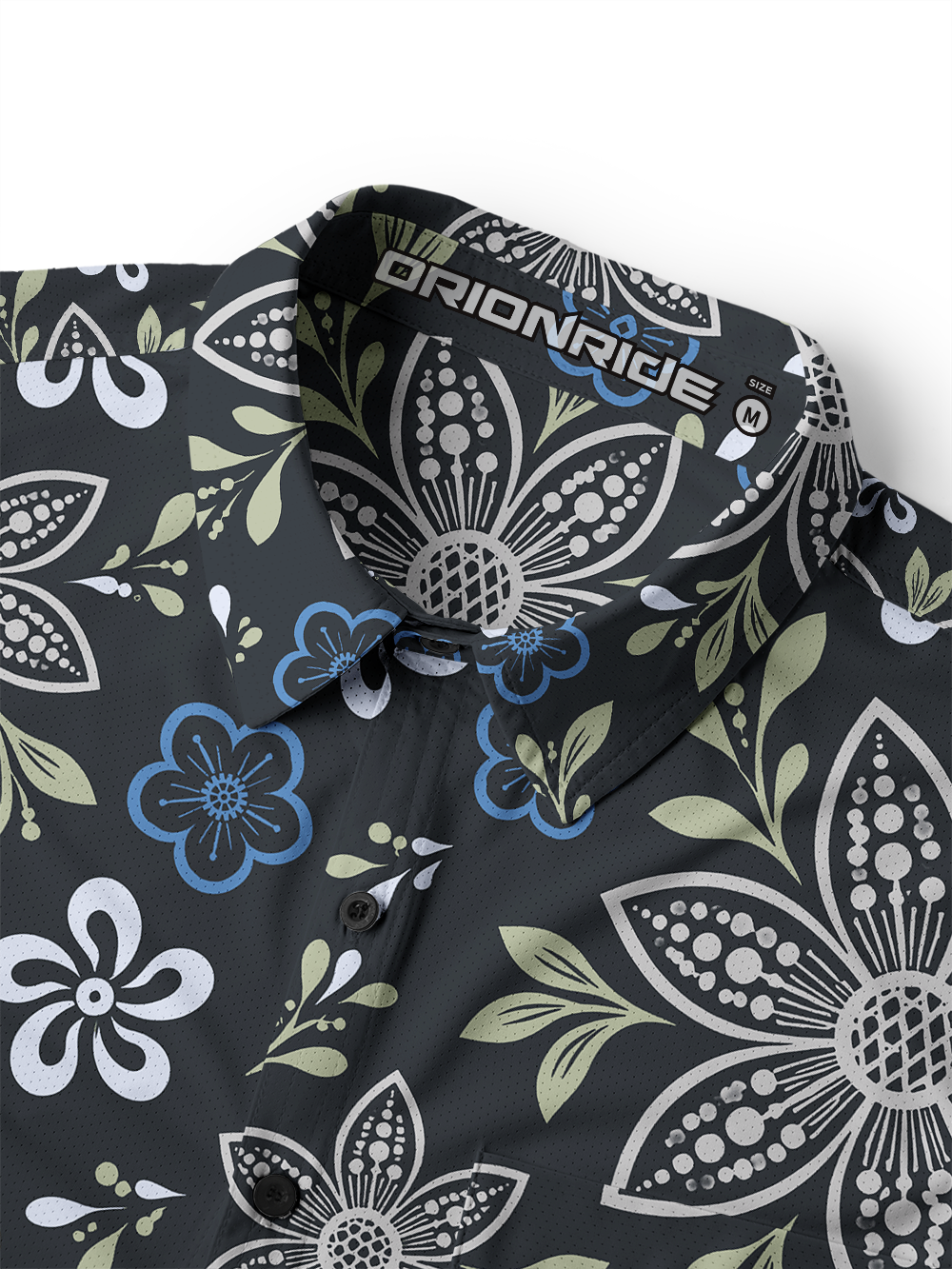 Orionride Folk Botanica Ride Men's Stretchy Breathable Long Sleeve Gravel Shirt