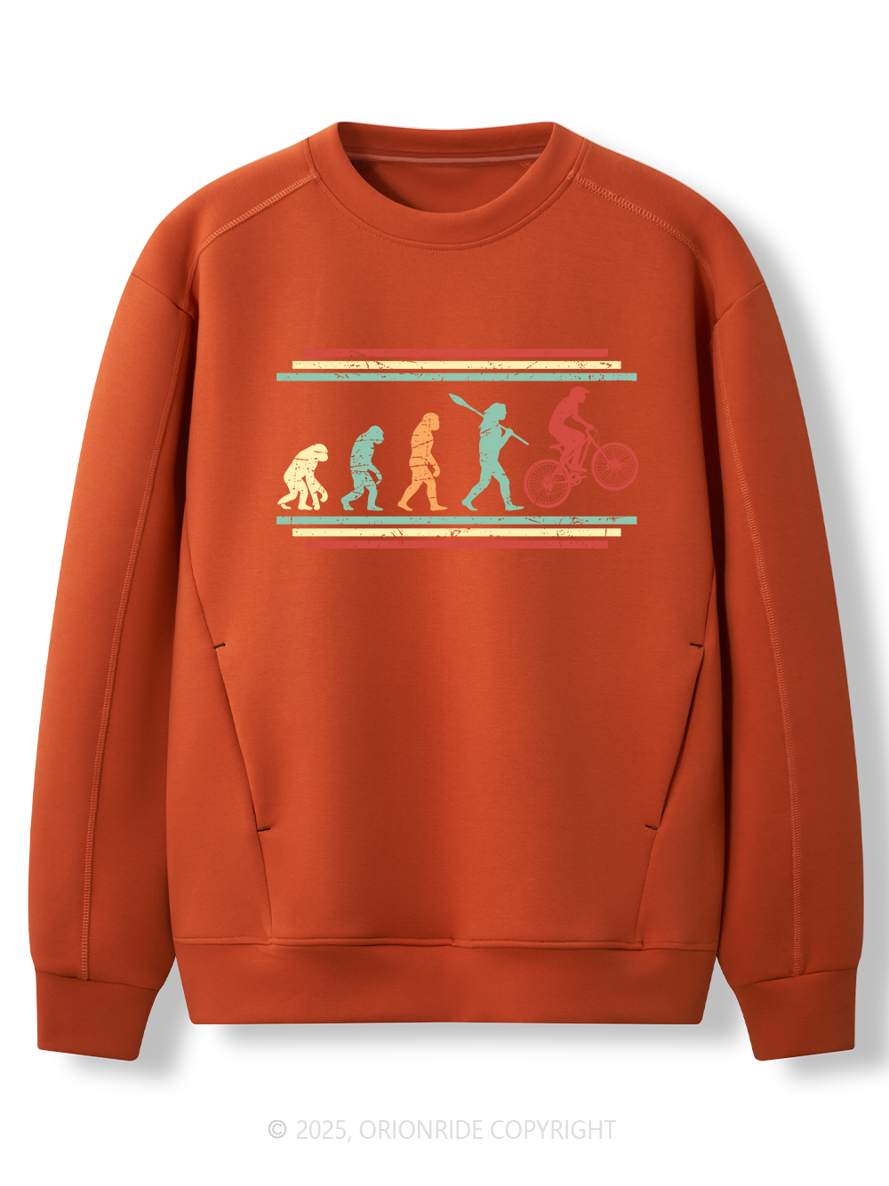 Orionride Bicycle Revolution Women's Long Sleeve Bike Sweatshirt