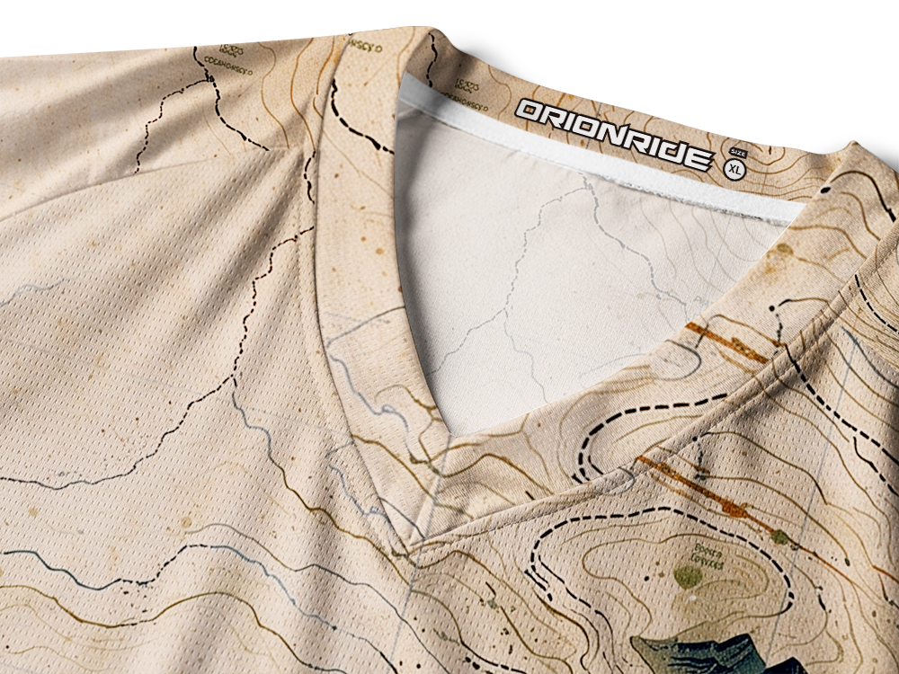 Orionride Topographic Rush Long Sleeve Downhill Jersey