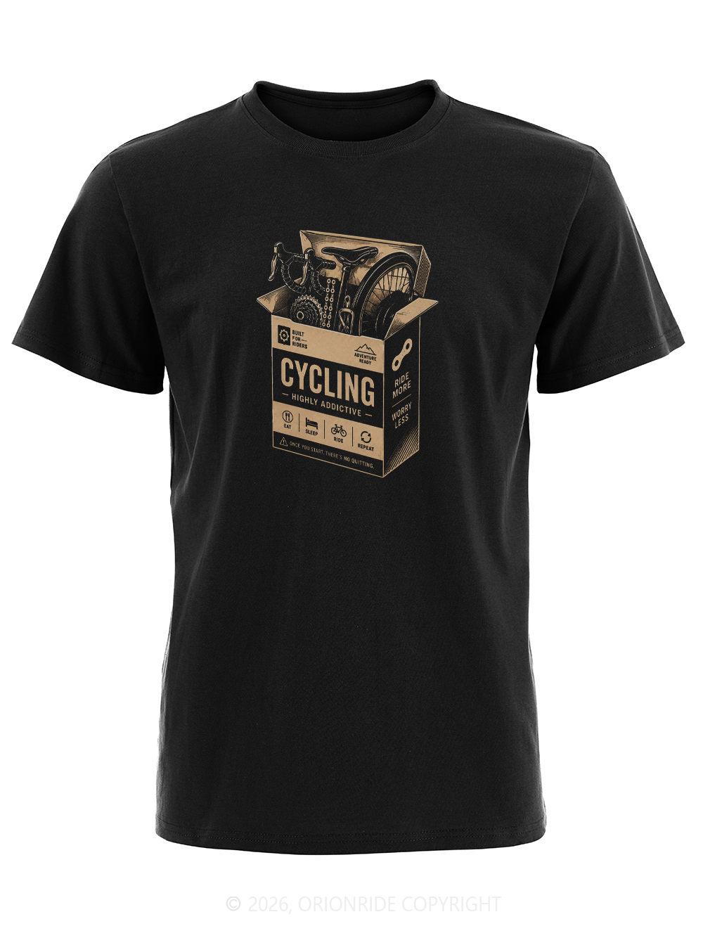 Orionride Highly Addictive Short Sleeves Bike T-Shirt
