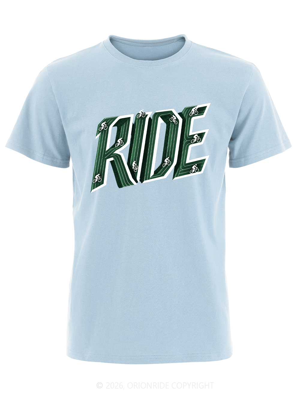 Orionride Typography Cycling Short Sleeves Bike T-Shirt