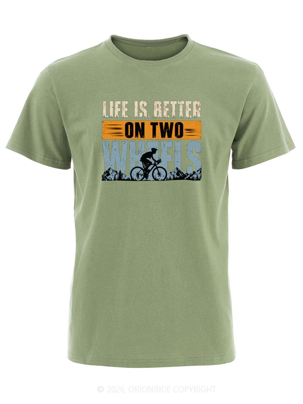 Orionride Two Wheel Soul Short Sleeves Bike T-Shirt