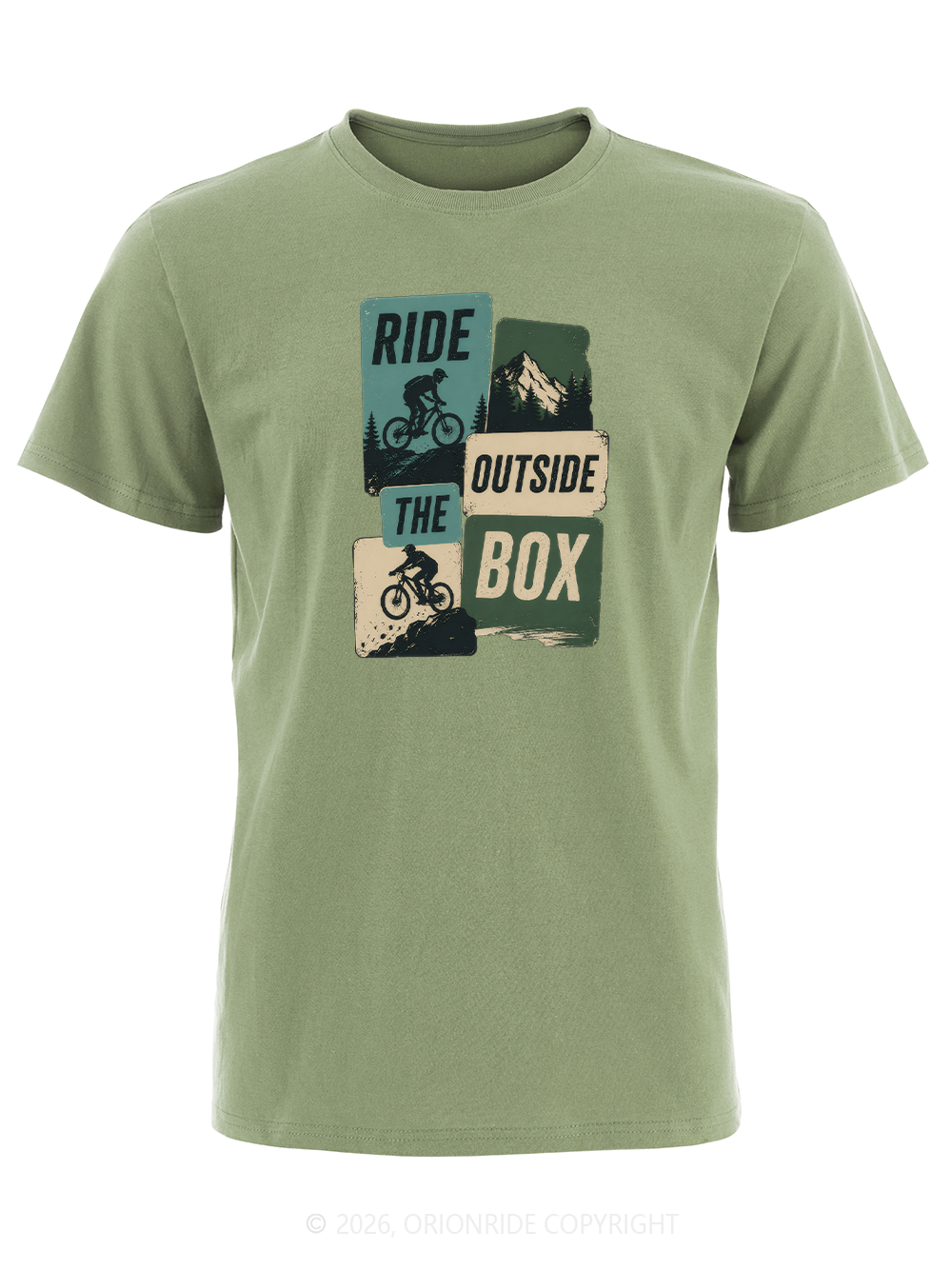 Orionride Ride Outside The Box Short Sleeves Bike T-Shirt