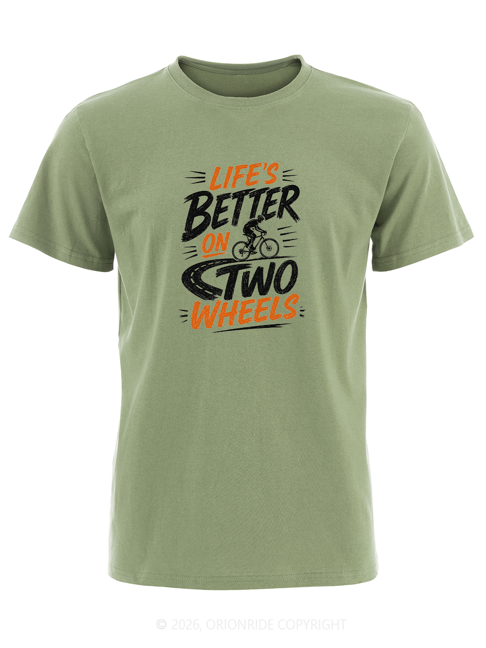 Orionride Life’s Better On Two Wheels Short Sleeves Bike T-Shirt