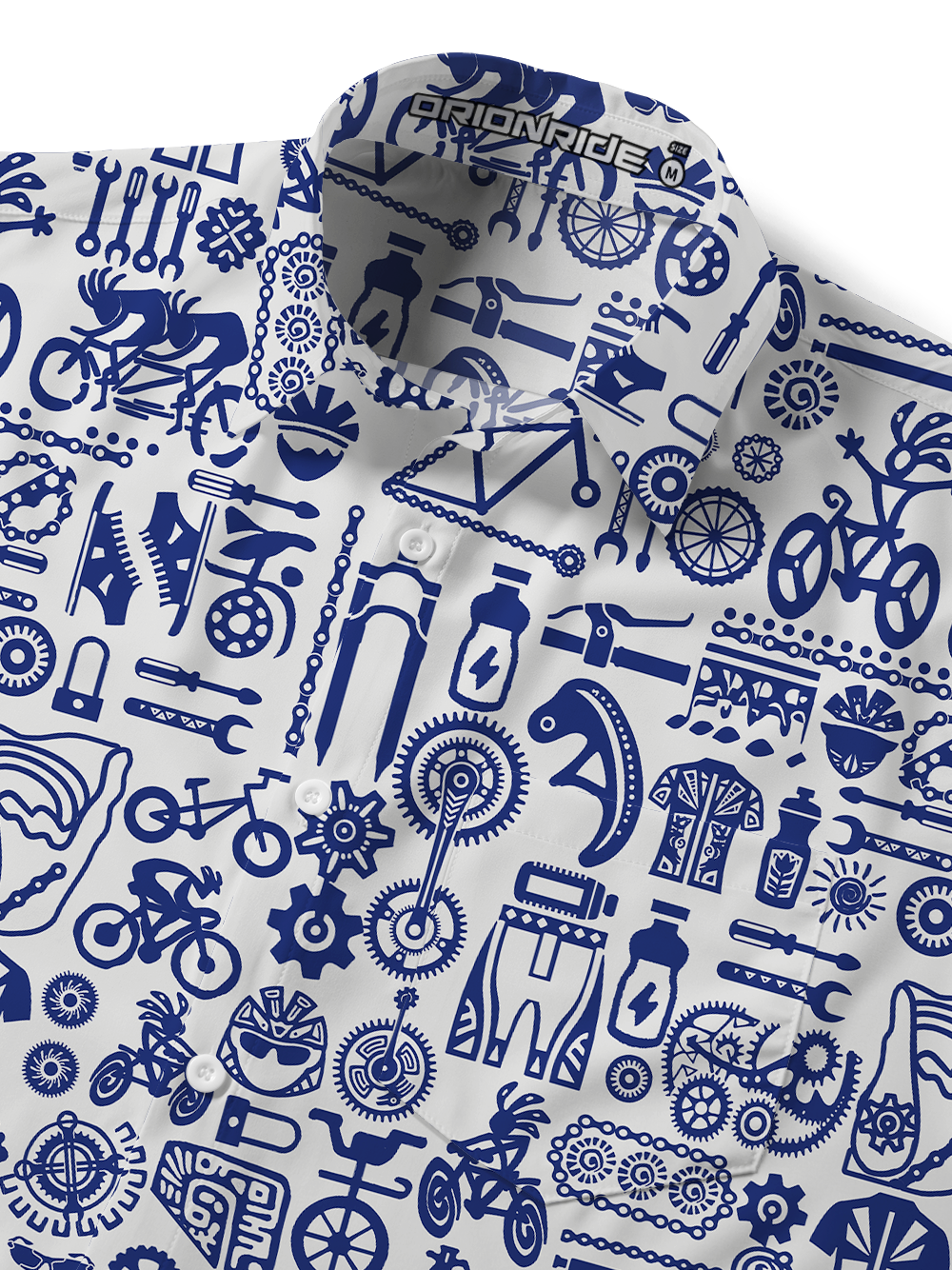 Orionride Totem Equipment Zipper Pockets Ultra Lightweight Short Sleeves Gravel Shirt