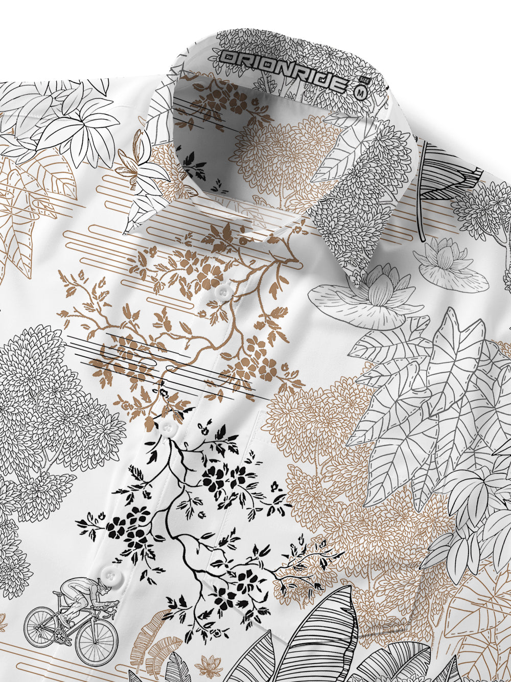 Orionride Dream Ride Zipper Pockets Ultra Lightweight Short Sleeves Gravel Shirt