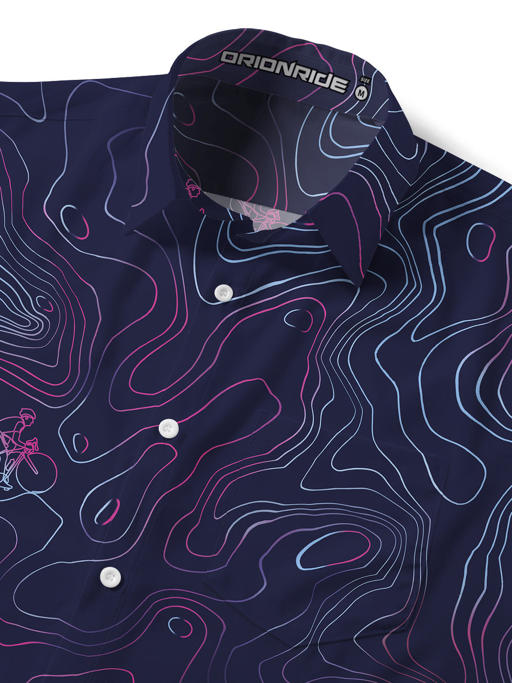 Orionride Contour Ride Zipper Pockets Ultra Lightweight Short Sleeves Gravel Shirt