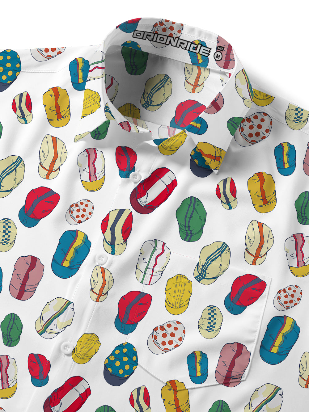 Orionride Champions Tour Zipper Pockets Ultra Lightweight Short Sleeves Gravel Shirt